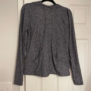 Heather Gray Lululemon Women's Long Sleeve Hoodie shirt